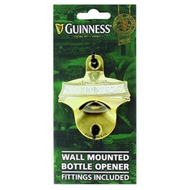 Wall Mounted Bottle Opener (Fittings Included) - Guinness Ireland Collection