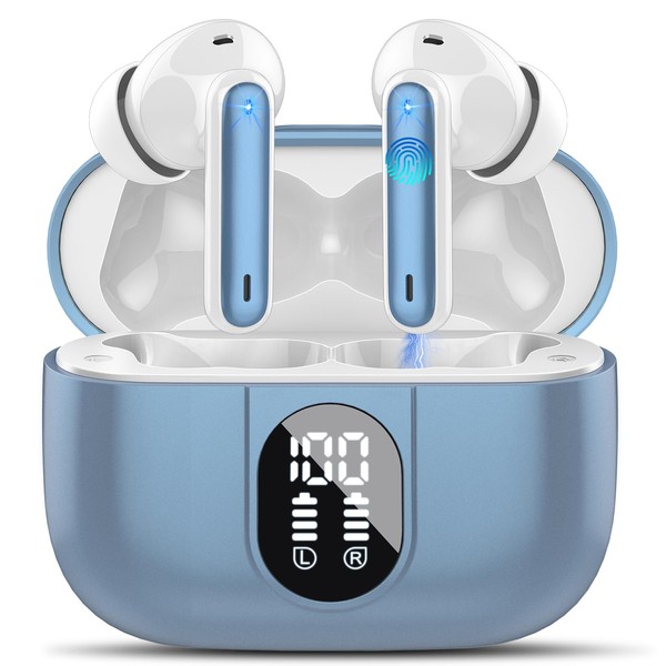 Wireless Earbuds, Bluetooth 5.3 Headphones In Ear with 4 ENC
