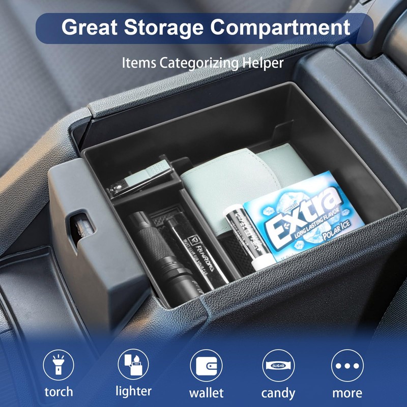 RUNROAD Center Console Organizer Compatible with GMC Acadia 2017-2023 Accessories,