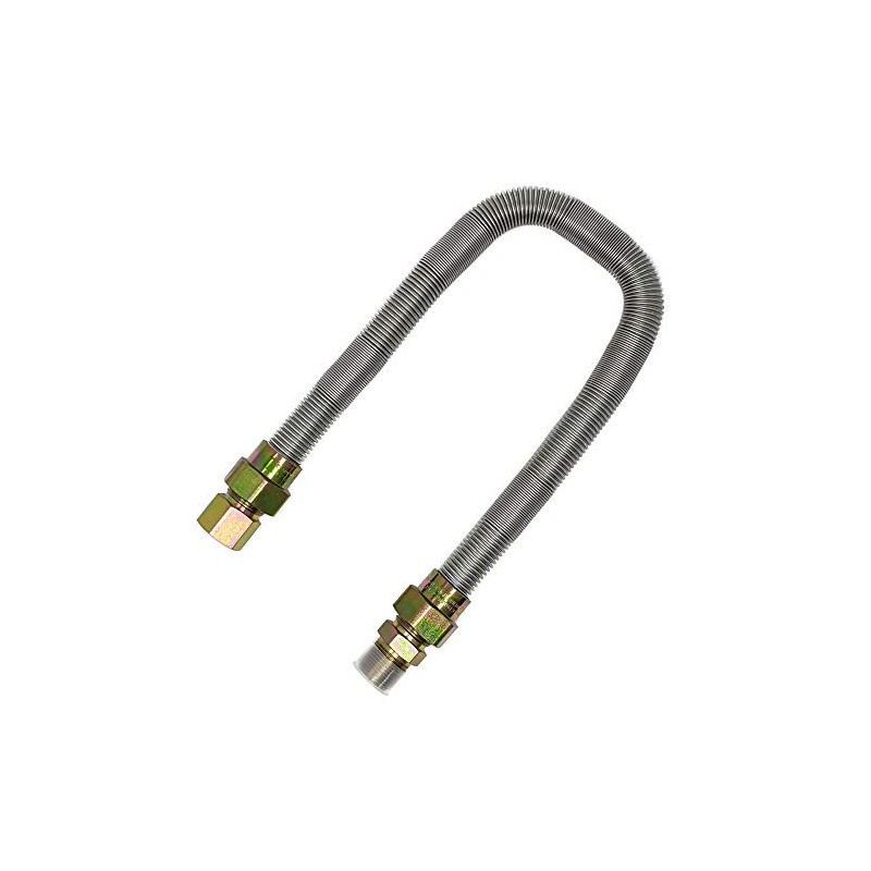 Midwest Hearth 3/4" Whistle Free Gas Flex Line for Fire