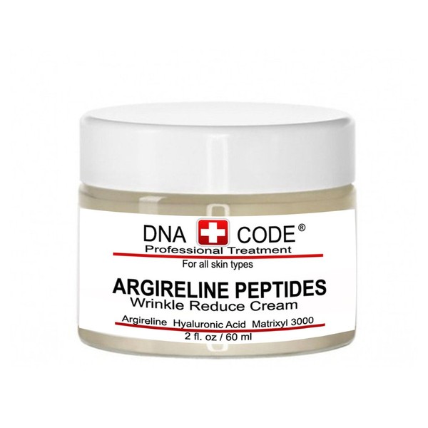 DNA Code®-No Needle Alternative-Pure Argireline Peptides Winkle Reduce Cream-Hyaluronic Acid+ Matrixyl 3000