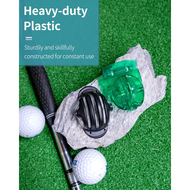 Uniclife 2 PCS Golf Ball Liner Template for Putt Linear