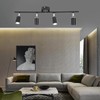 4 Light LED Track Lighting, 60W Adjustable LED Track Lighting