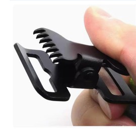 perfeclan Firefighter Glove Strap,Tool Fireman,Turnout Gear for EMT Firefighter Work Glove Holder, Red