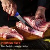 BOLEXINO 4 Pcs Butcher Knife Set W/Non-slip Softgrip, incl. 8"