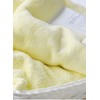 CBJAPAN Carari One Bath Towel, 3x Water Absorbency Microfiber, Yellow,