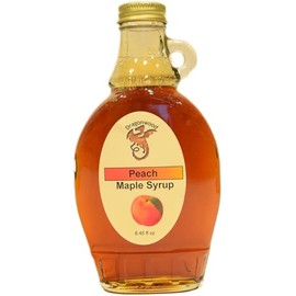 Dragonwood Flavored Maple Syrup (8 Flud Ounces, Peach)