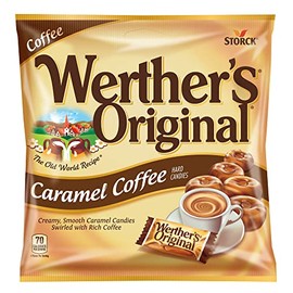 WERTHER'S ORIGINAL Caramel Coffee Hard Candy, Individually Wrapped Candy, 5.5 Ounce (Pack of 12)