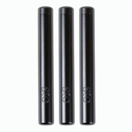STO - The Tubes - 4.5 Inch Long - Metal Air Tight Tube Container, Water Proof Tube Storage, Compact and Lightweight for Travel (3 Pack)