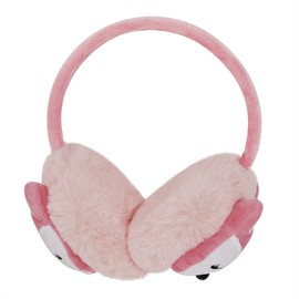 RUIXIA Earmuffs Fluffy Cute Fox Design Winer Warm Ear Warmers Headgear Earmuffs Plush Earmuffs Cold Protection Ear Band Keep Warm Accessory Outdoor for Girls Boys Women, pink