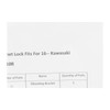 Motorcycle Anti Theft Rust Proof Helmet Lock with Keys Fit