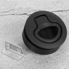 Black Round Flush Slam Latch Deck Hatch Pull Practical Boat