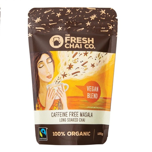 The Fresh Chai Co. Vegan Caffeine Free Masala Long Soaked Chai, 125g