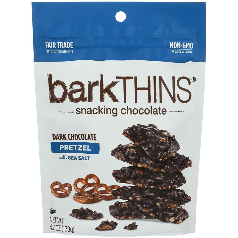 barkTHINS Snacking Chocolate - Dark Chocolate Pretzel w/ Sea Salt