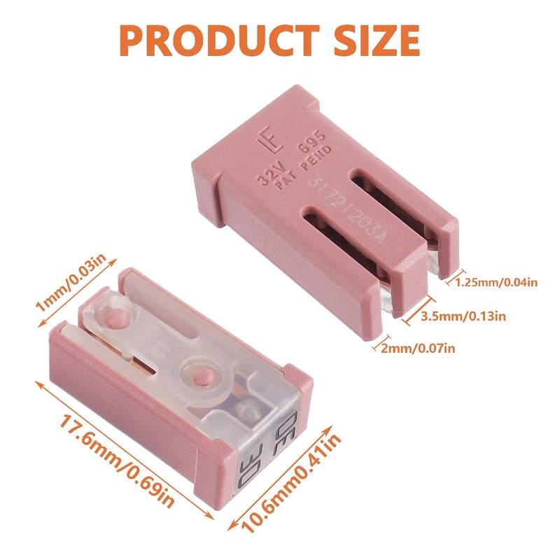 JAMHER 15A 20A 25A 30A 40A 50A 60A 32V Mini
