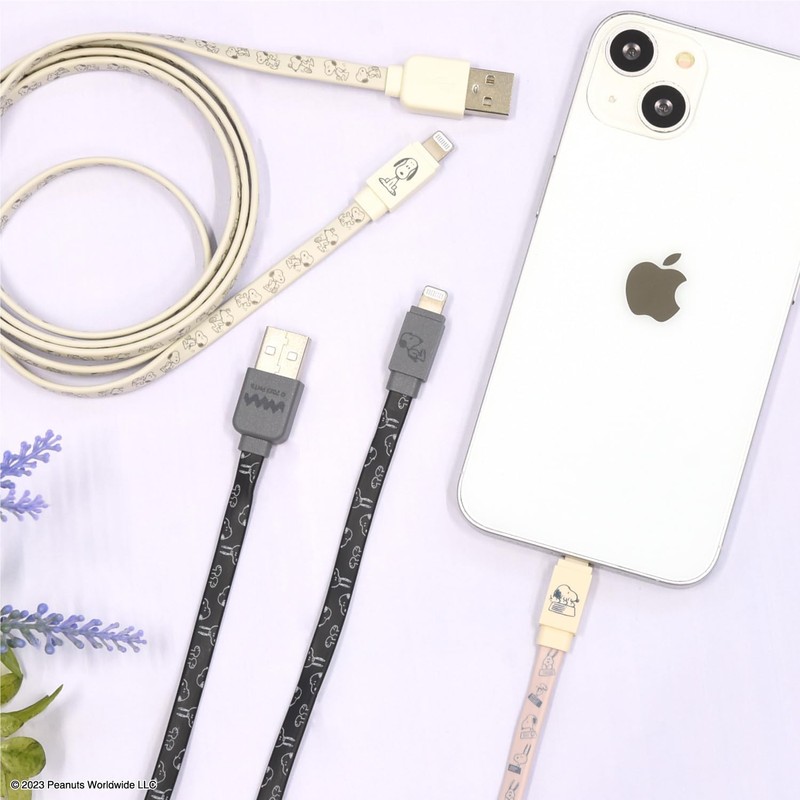 Cable Lightning 120 cm Gourmandise SNG-743IV – Color Marfil y