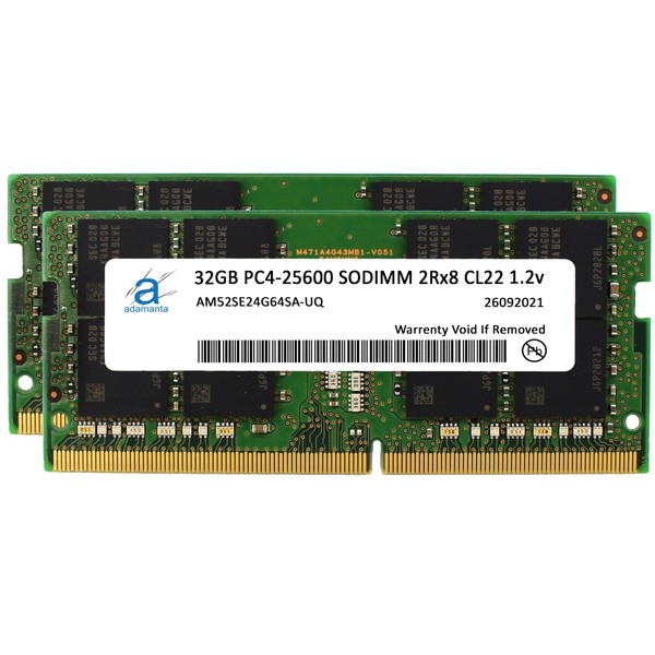 Adamanta 64GB (2x32GB) Compatible for MSI Stealth 15M B12U, B12UE