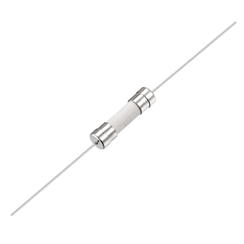 sourcing map Slow Blow Fuse Time Delay Lead Wire Ceramic