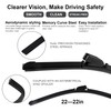 Alpmosn 22" + 22" Windshield Wiper Blades (Set of 2),