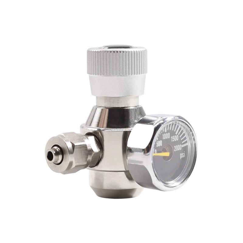 Aquarium Regulator CO2 Regulator 2000psi Pressure Gauge for 6mm Suction