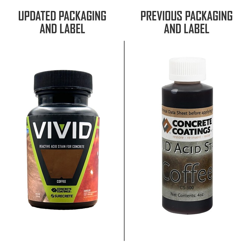CC Concrete Coatings Vivid Acid Stain for Concrete | Coffee