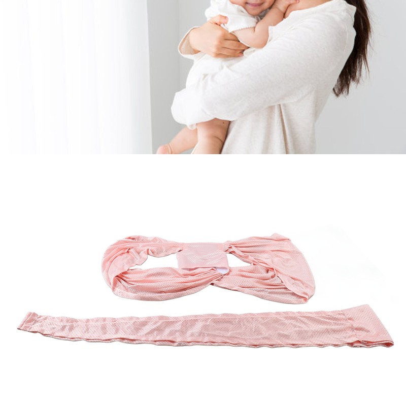 Baby Wrap Strap L Size Pink Portable Stretchy Baby Carrier