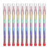 PATIKIL Stacking Crayons, 10 Pack 10 Colors Stackable Buildable Round