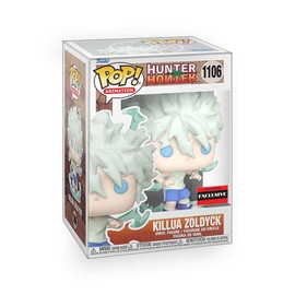 Epic Collectibles Pop Anime: Hunter X Hunter (HxH) - Killua Zoldyck Godspeed Exclusive Vinyl Figure Bundle with Compatible Funko Box Protector