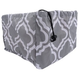 Projector Waterproof Dustproof Ceiling Mount Drawstring Protective Case Grey Flower for Projector Camera Printer Ceiling Mounting