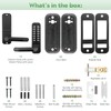 ANNFUZ Single Sided Mechanical Keypad Entry Lever Lock,Keyless Push Button
