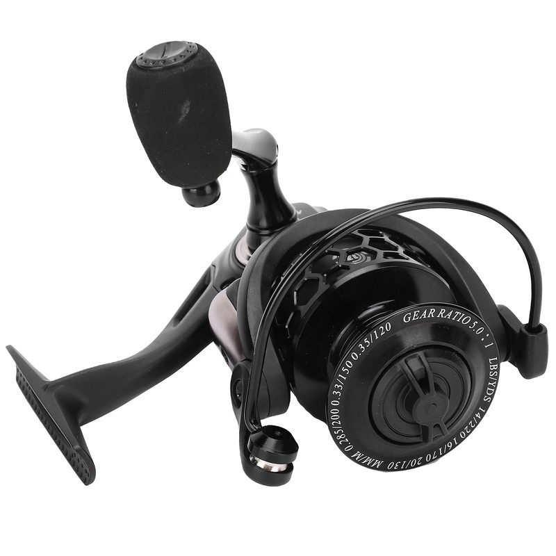 Spinning Reel 13+1 Bearings 5.0:1 Gear Ratio Left Right Interchangeable