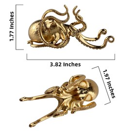 Octopus Phone Holder,Retro Phone Stand for Cellphone,Aluminum Alloy Phone Stand Holder,Multifunctional Octopus Holder Phone Stand Pen Holder,Octopus Phone Stand Suitable for Office Home Décor