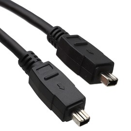 kenable Firewire IEEE-1394 DV Cable 4 to 4 pin - 4.5m - DV Out to Laptop [4.5 metres]