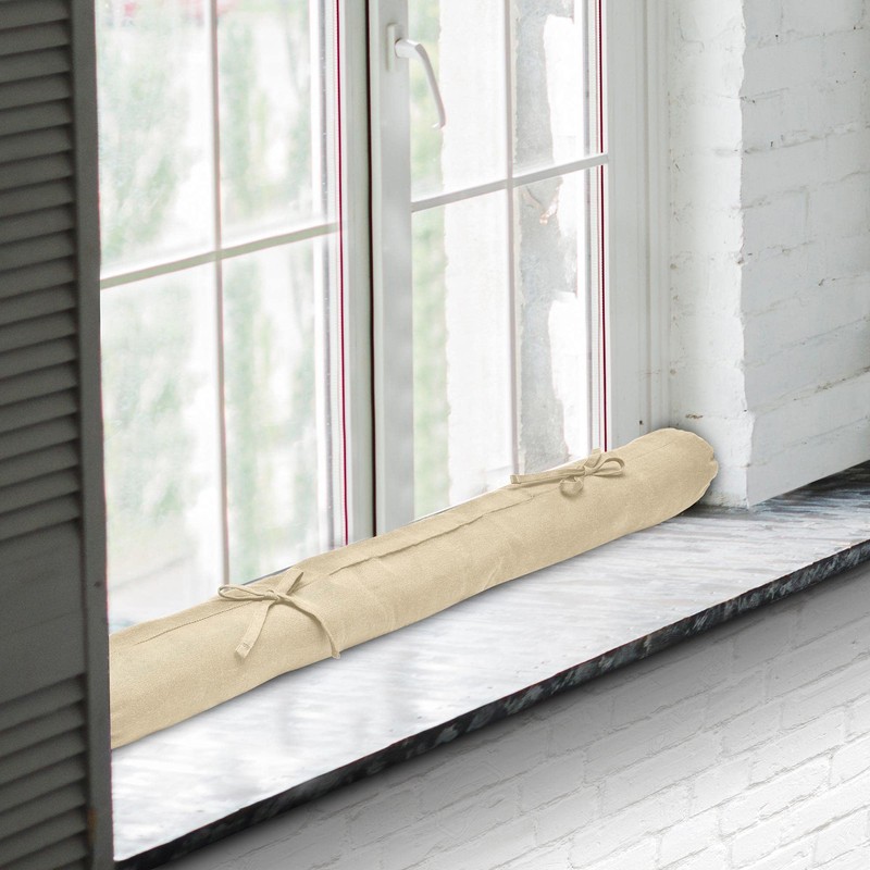 Beautissu Viento Draught Excluder 90 cm, Door Draught Stopper, Front