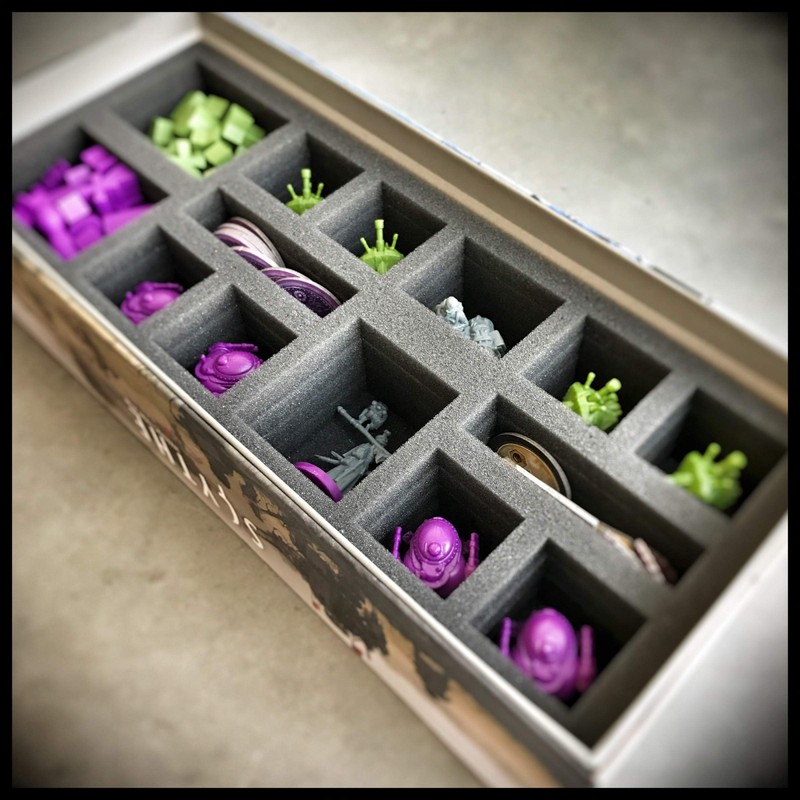 Feldherr 14 Compartment Foam Insert Compatible with Scythe Extension Invaders