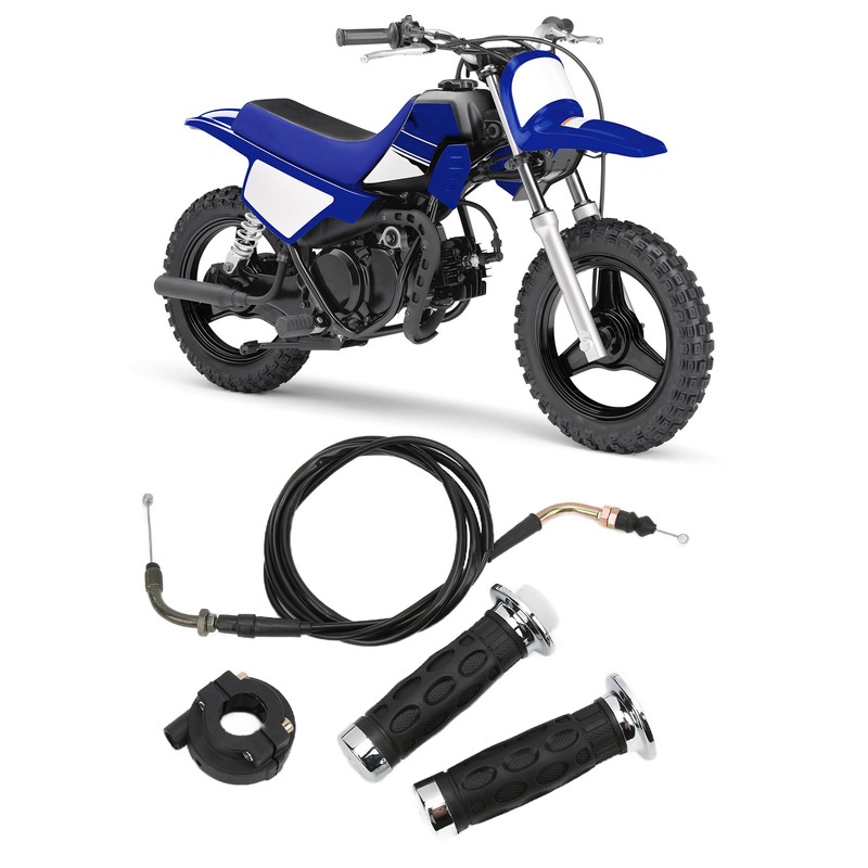 7/8in Twist Throttle Grips with Cable Housing Holder for GY6