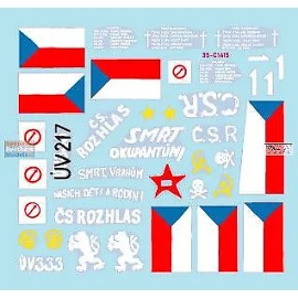Star Decals SRD35C1415 1:35 Star Decals The Prague Uprising 1945 #2: Hetzer Jagdpanzer 38(t)