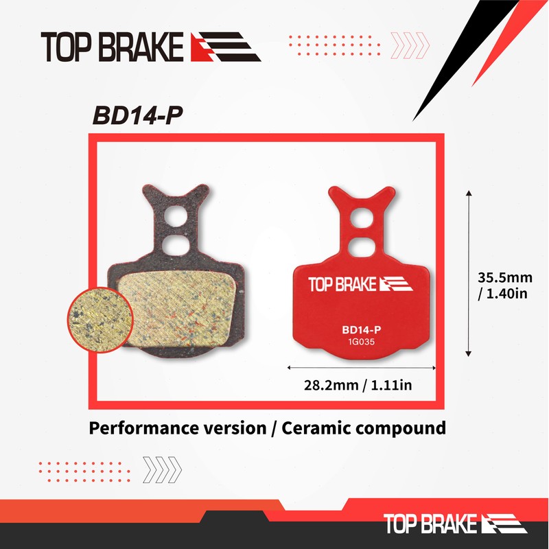 Top Brake Bicycle Disc Brake Pads for Formula Cura/Oval/Theone/Mega/RX/ R1/