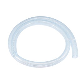 sourcing map Braided PVC Tubing, 1"(25mm) ID 1 3/16"(30mm) OD 5ft Flexible Clear Water Hose