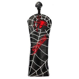 Golf Headcover Driver Cover Wood FW Cover Utility UT Cover with Conversion Doug Spiders Spider Single (Utility Black)