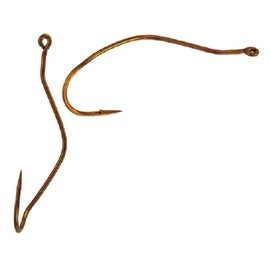 Slow Death Aberdeen Hook, Special Bent Shank - Bronze 4