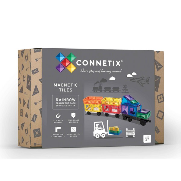 Connetix | 50 Piece TRANSPORT Pack