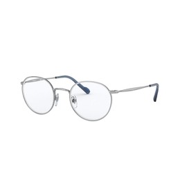 Vogue Eyewear Hombres Vo4183 Redondos Gafas Graduadas Marcos, plateado/demo, lente, 51 mm