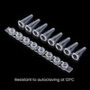 0.2ml PCR Tubes Strips with Flat Caps (8-Tube Strips, 200