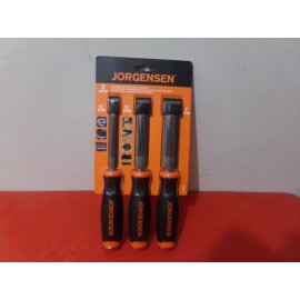 Jorgensen 3PC Wood File (1/2", 3/4", 1")