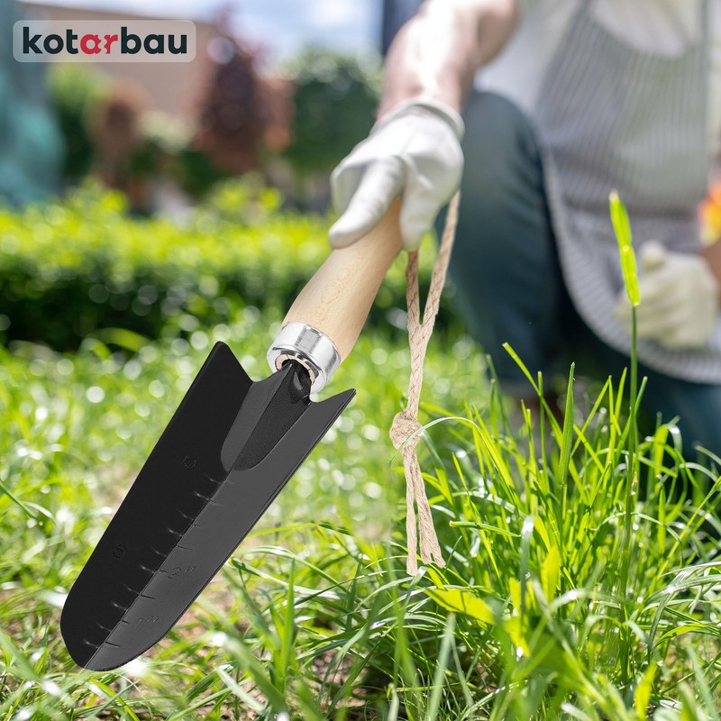 KOTARBAU® Mini Garden Spade with Scale for Transplanting Steel Heavy