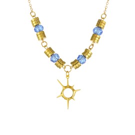 BOTVUG Viktor Arcane Necklace Inspired Corrupted Hexcore Necklace Lolite Hematite Arcane Merch Jewelry Fans Gifts