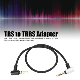 Acogedor 3.5mm TRS to TRRS Microphone Cable, Multifunctional Adapter Cable for RODE SC7 Connector, Videomicro, Go, Wireless Go Videomic Pro etc.