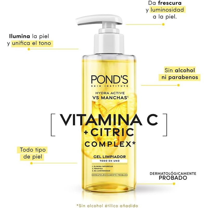 POND'S Limpiador Facial Vitamina C 200ml