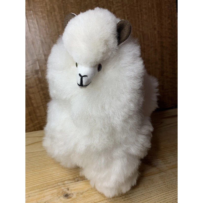 Collectible original Hand Made Real Wool Alpaca / Llama Figurine